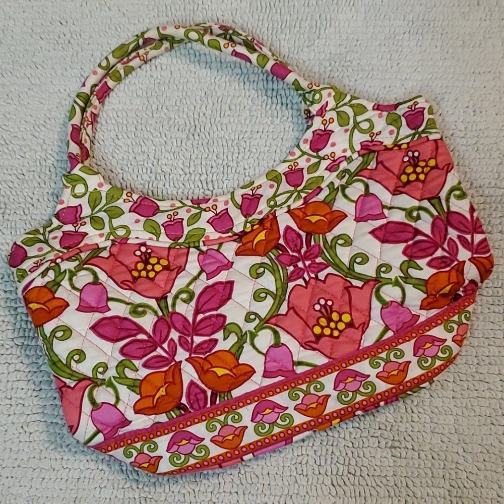 Vera Bradley LILLI BELL quilted small tote bag ๐